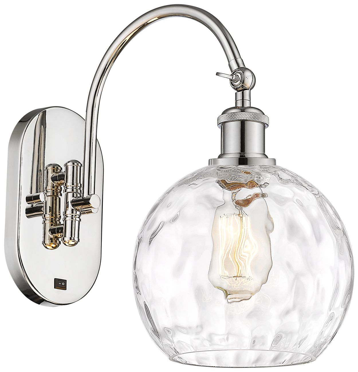 Innovations Lighting Athens Water Glass Brushed Nickel Collection