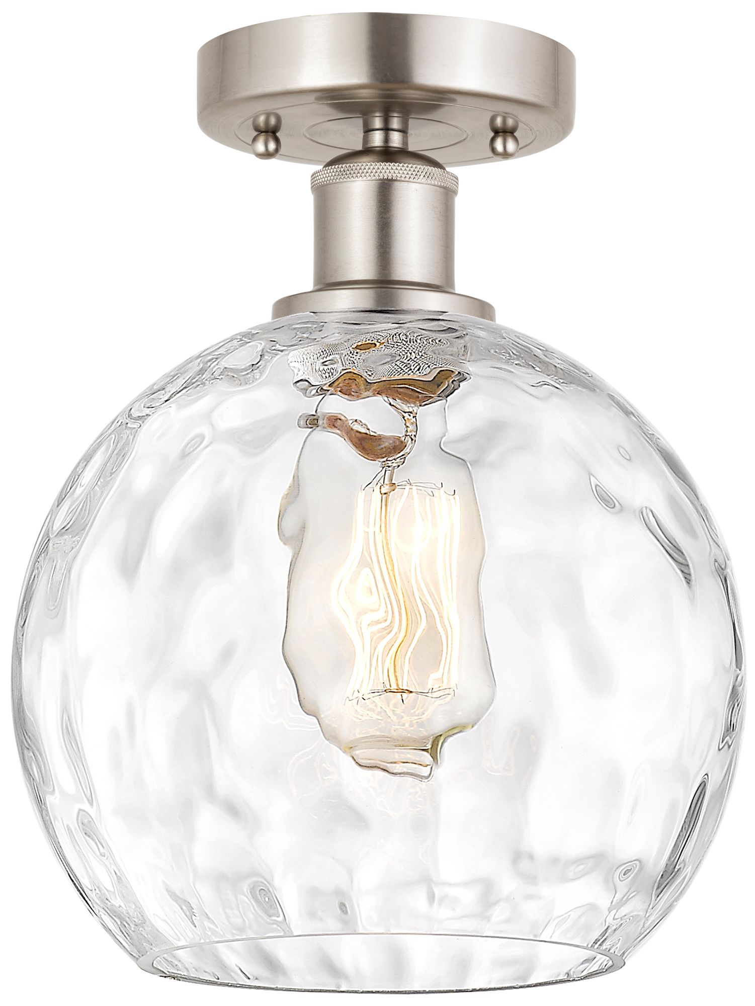 Innovations Lighting Athens Water Glass Brushed Nickel Collection