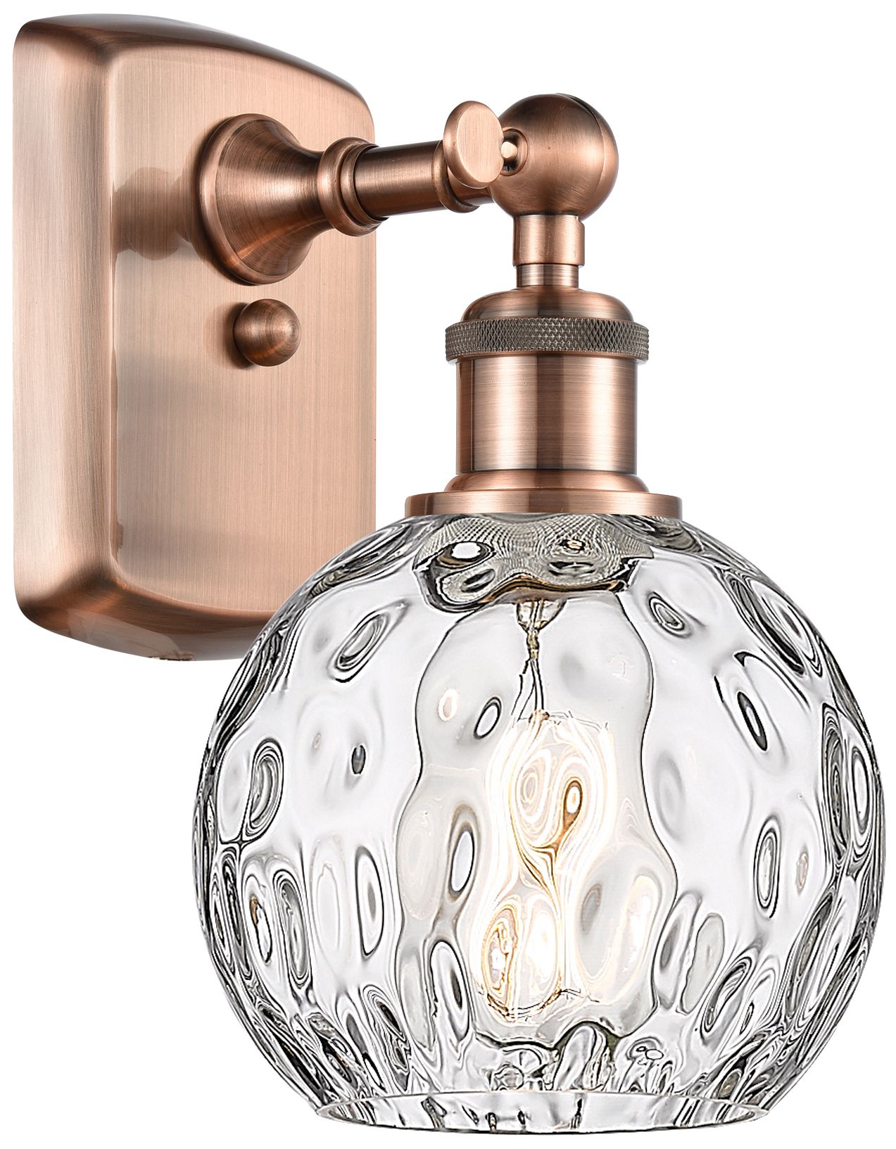 Innovations Lighting Athens Water Glass Copper Collection