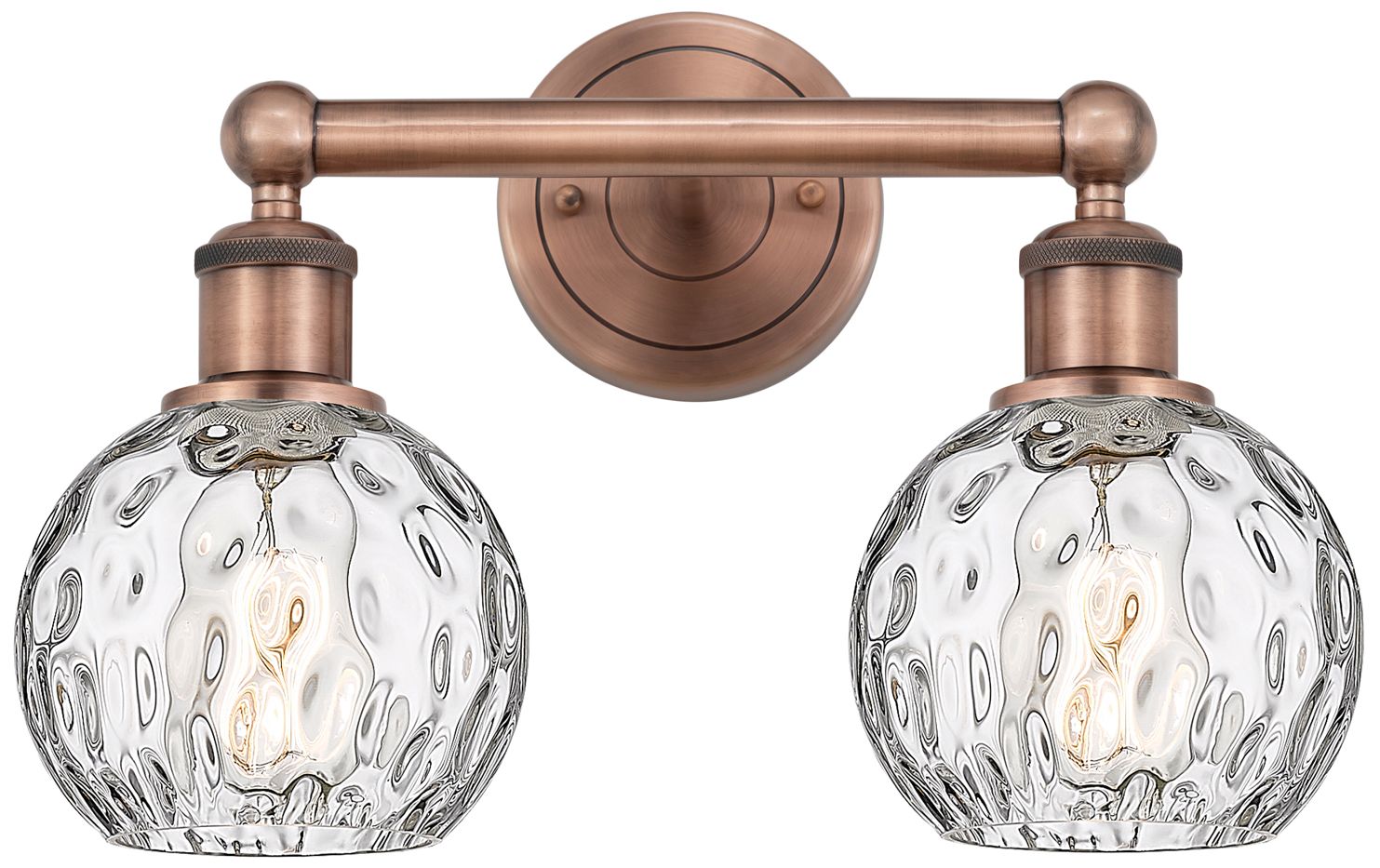 Innovations Lighting Athens Water Glass Copper Collection