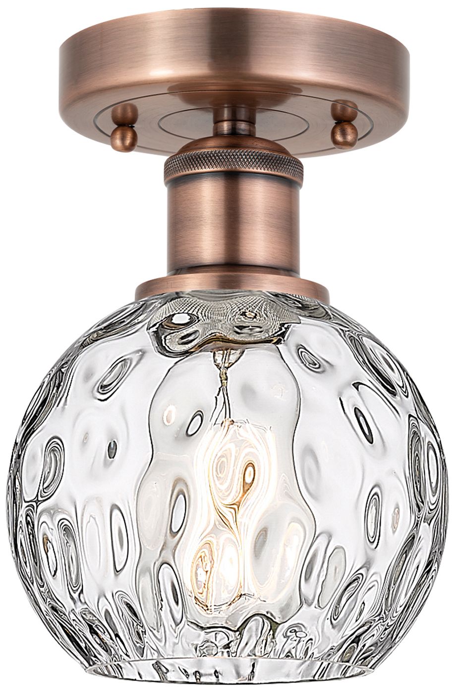 Innovations Lighting Athens Water Glass Copper Collection