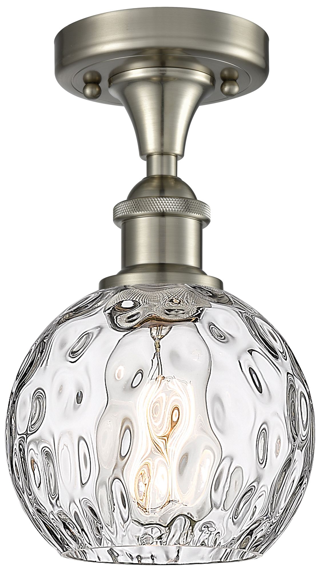 Innovations Lighting Athens Water Glass Nickel Collection