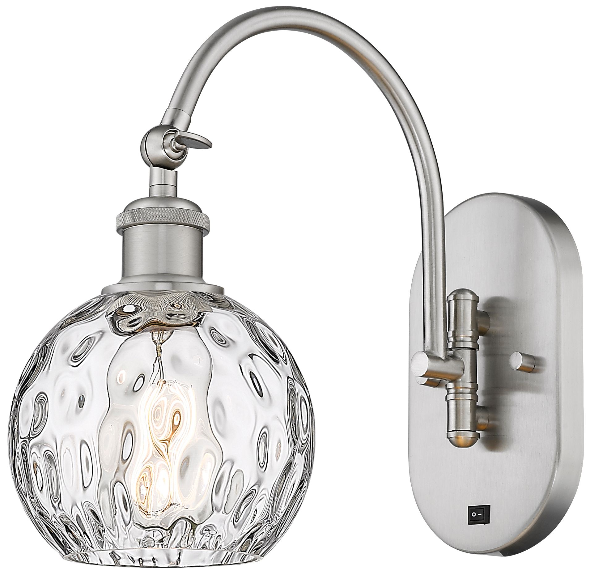 Innovations Lighting Athens Water Glass Nickel Collection
