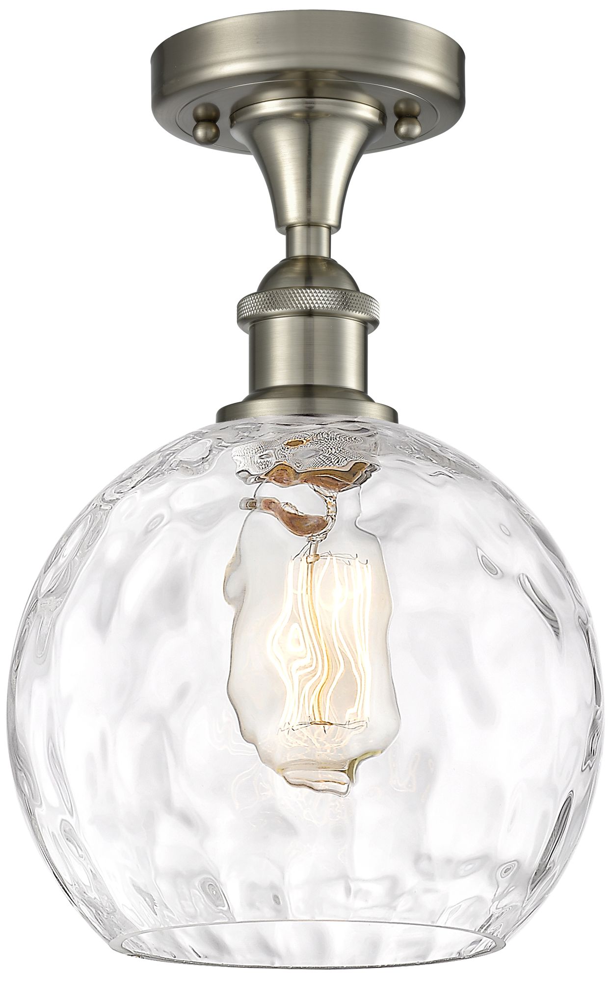 Innovations Lighting Athens Water Glass Nickel Collection