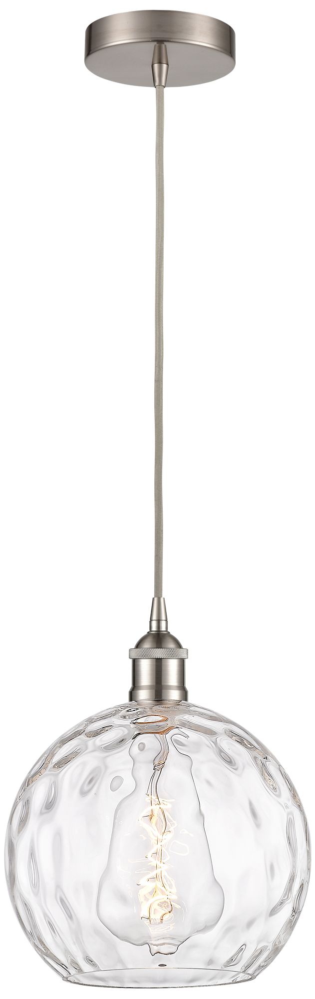 Innovations Lighting Athens Water Glass Silver Collection