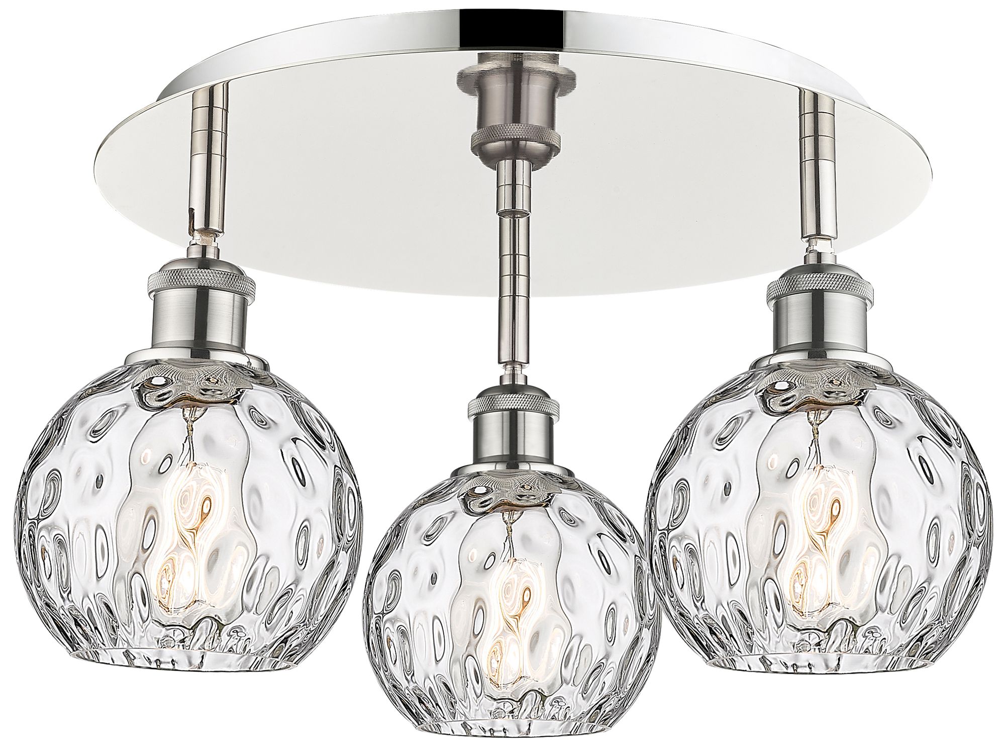 Innovations Lighting Athens Water Glass Silver Collection