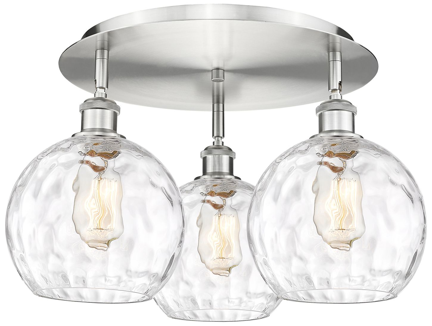 Innovations Lighting Athens Water Glass Silver Collection