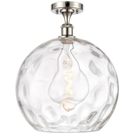 Innovations Lighting Athens Water Glass Silver Collection