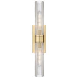 Innovations Lighting Ballston 24" Brass and Clear Glass Bath Light