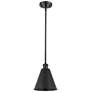 Innovations Lighting Ballston 8" Modern Matte Black LED Cone Pendant