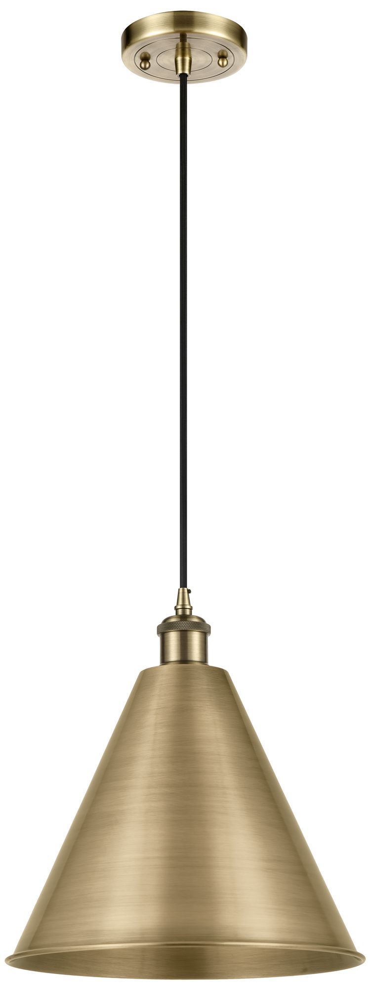 Innovations Lighting Ballston Cone Brass - Antique Brass Collection