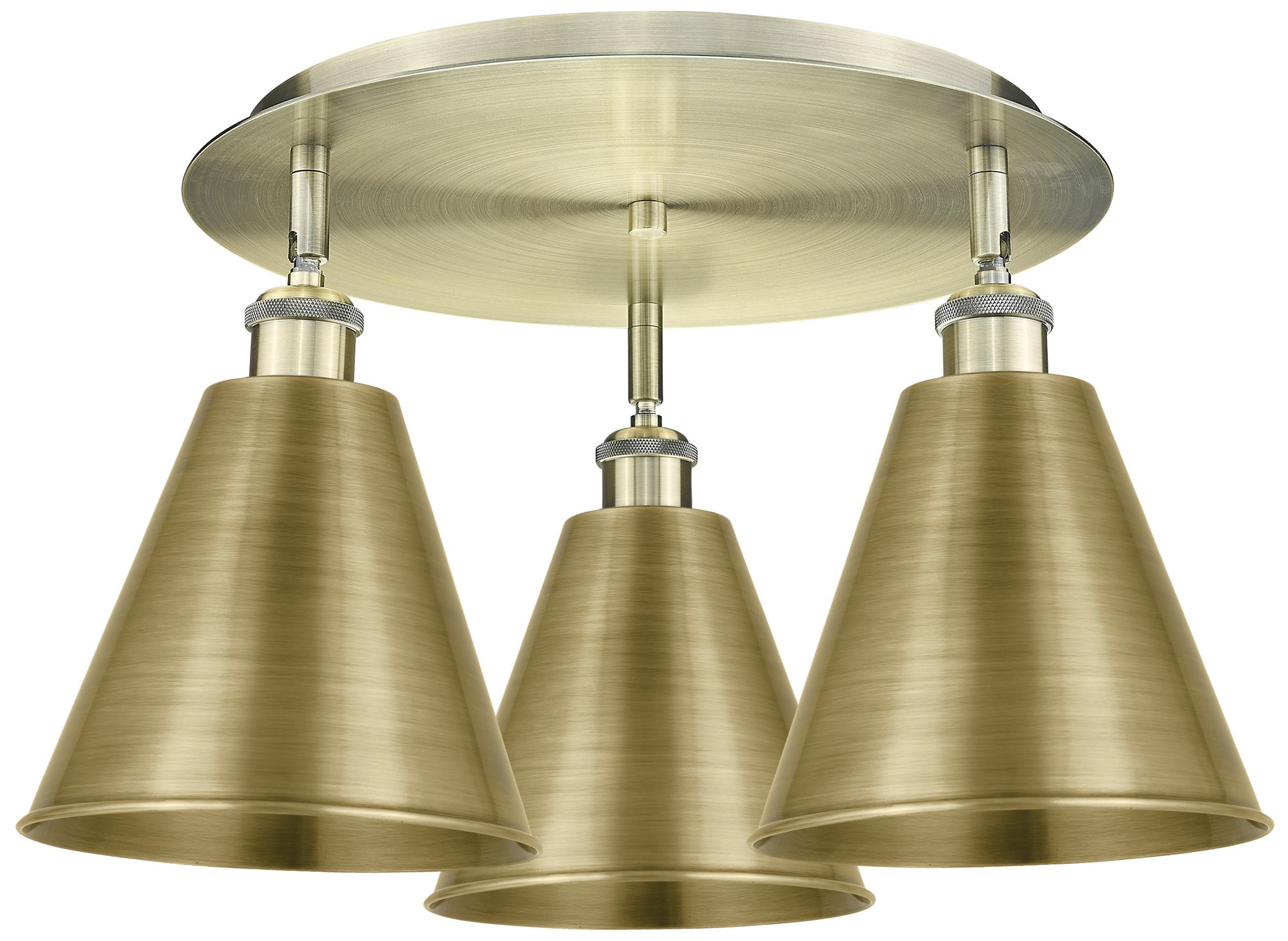 Innovations Lighting Ballston Cone Brass - Antique Brass Collection