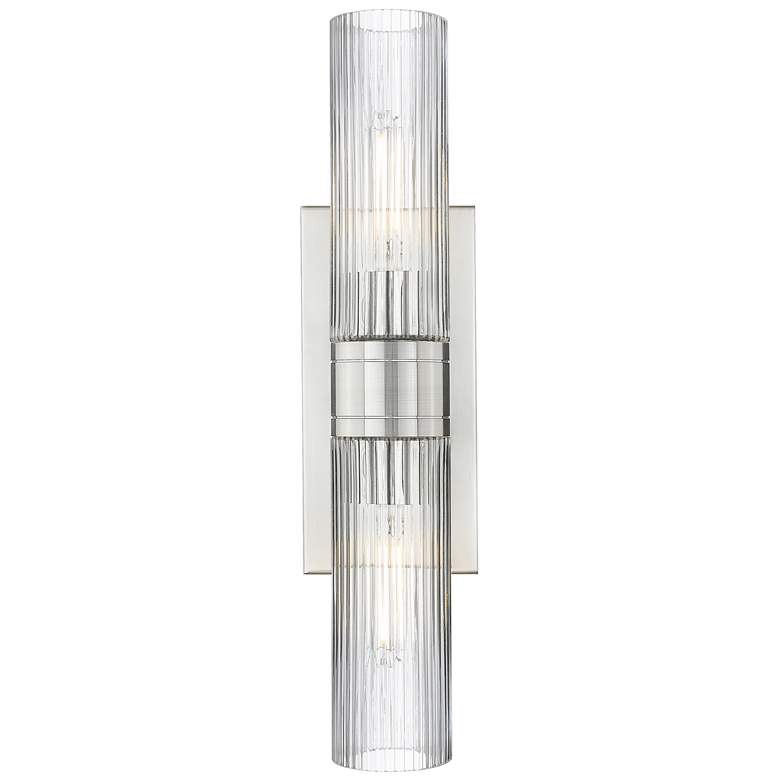 Image 1 Innovations Lighting Ballston Urban 18" Glass and Nickel Bath Light