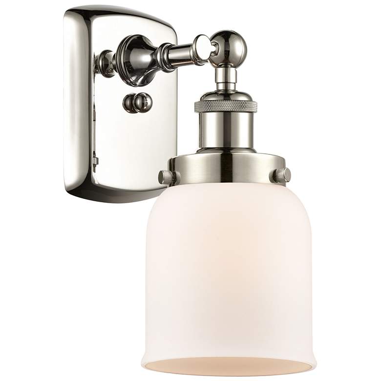 Image 1 Innovations Lighting Ballston Urban Bell 12" Nickel Wall Sconce