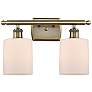 1_Innovations Lighting Balston 16" Wide 2-Light Brass Finish Bath Light