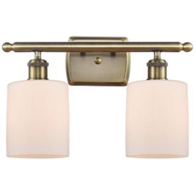 Innovations Lighting Balston 16" Wide 2-Light Brass Finish Bath Light Innovations Lighting Balston 16" Wide 2-Light Brass Finish Bath Light