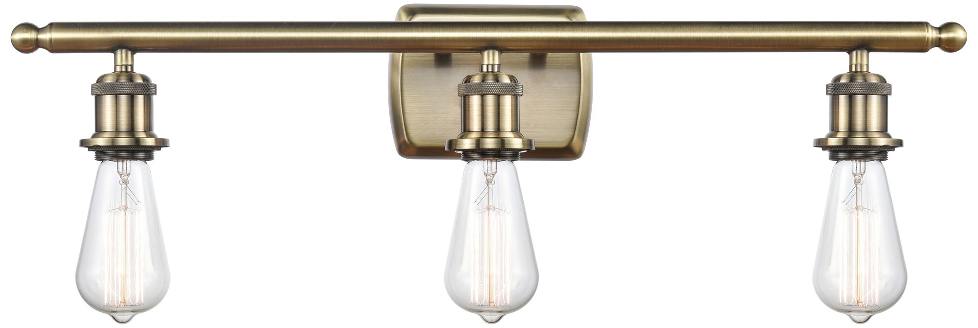 Innovations Lighting Bare Bulb Brass - Antique Brass Collection