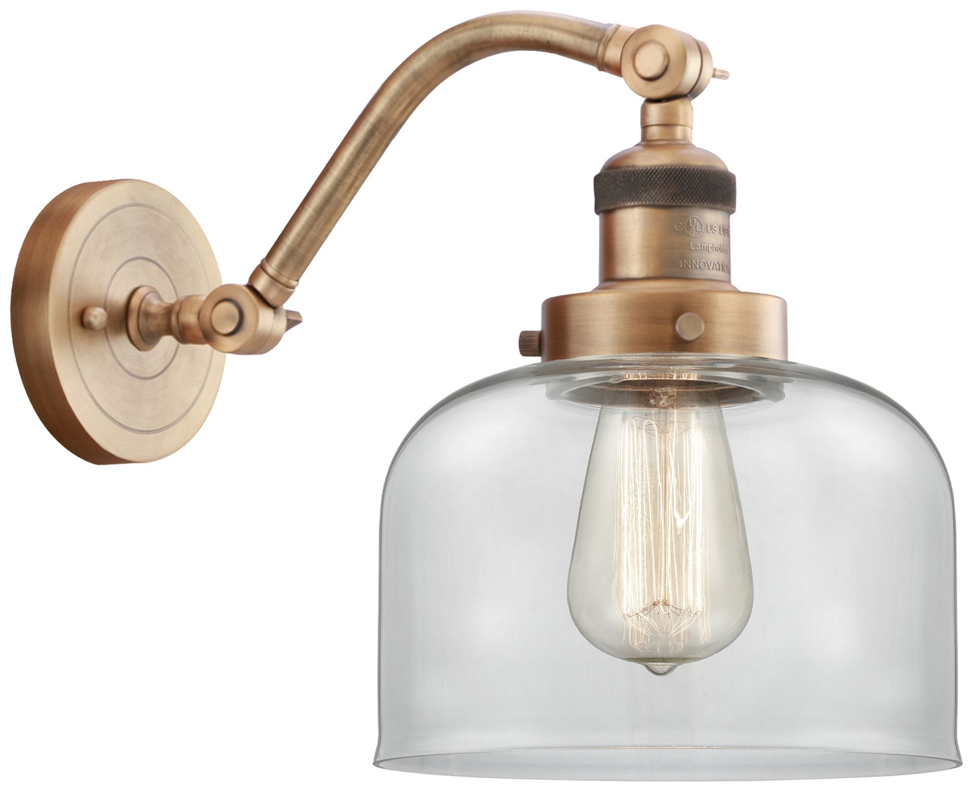 Innovations Lighting Bell Brass - Antique Brass Collection
