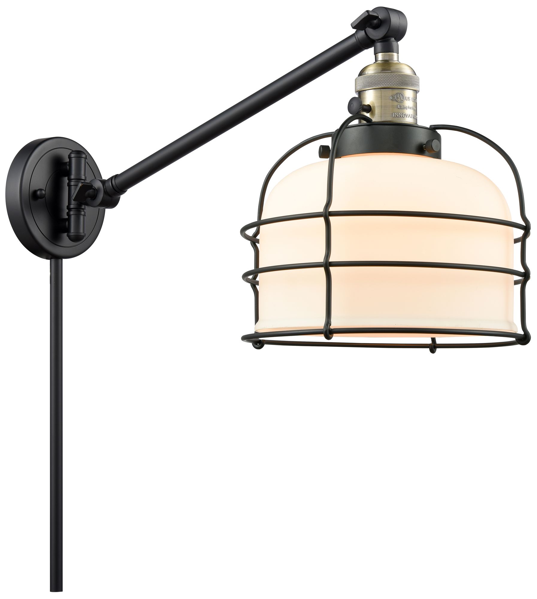 Innovations Lighting Bell Cage Black Collection