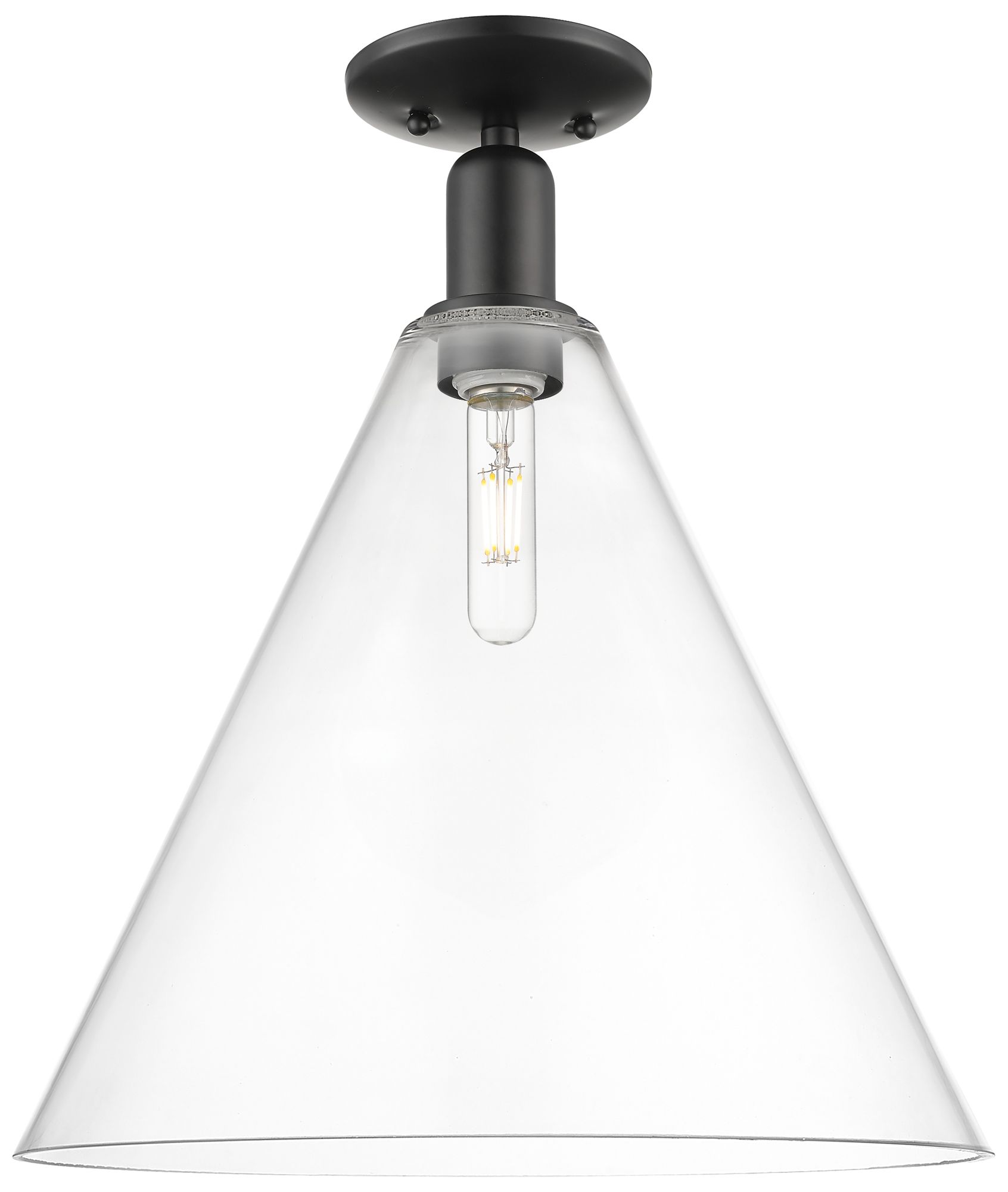 Innovations Lighting Berkshire Glass Black Collection