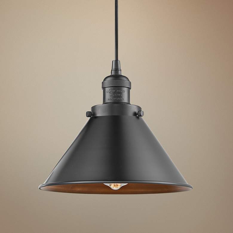 Image 1 Innovations Lighting Briarcliff 10 inch Oil-Rubbed Bronze Mini Pendant