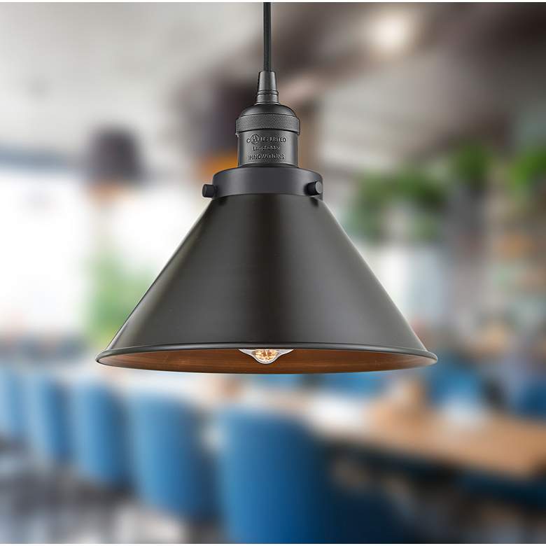 Image 6 Innovations Lighting Briarcliff 10" Oil-Rubbed Bronze Mini Pendant more views