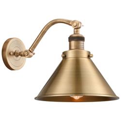 Innovations Lighting Briarcliff 8" Wide Brass Finish LED Sconce