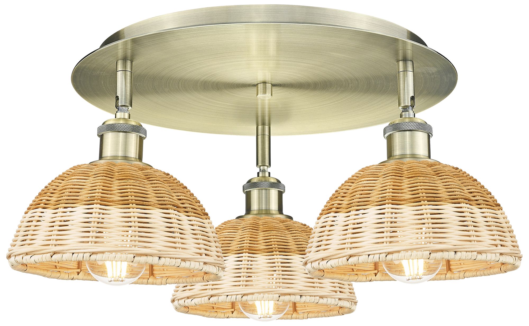 Innovations Lighting Bristol Natural II Brass - Antique Brass Collection