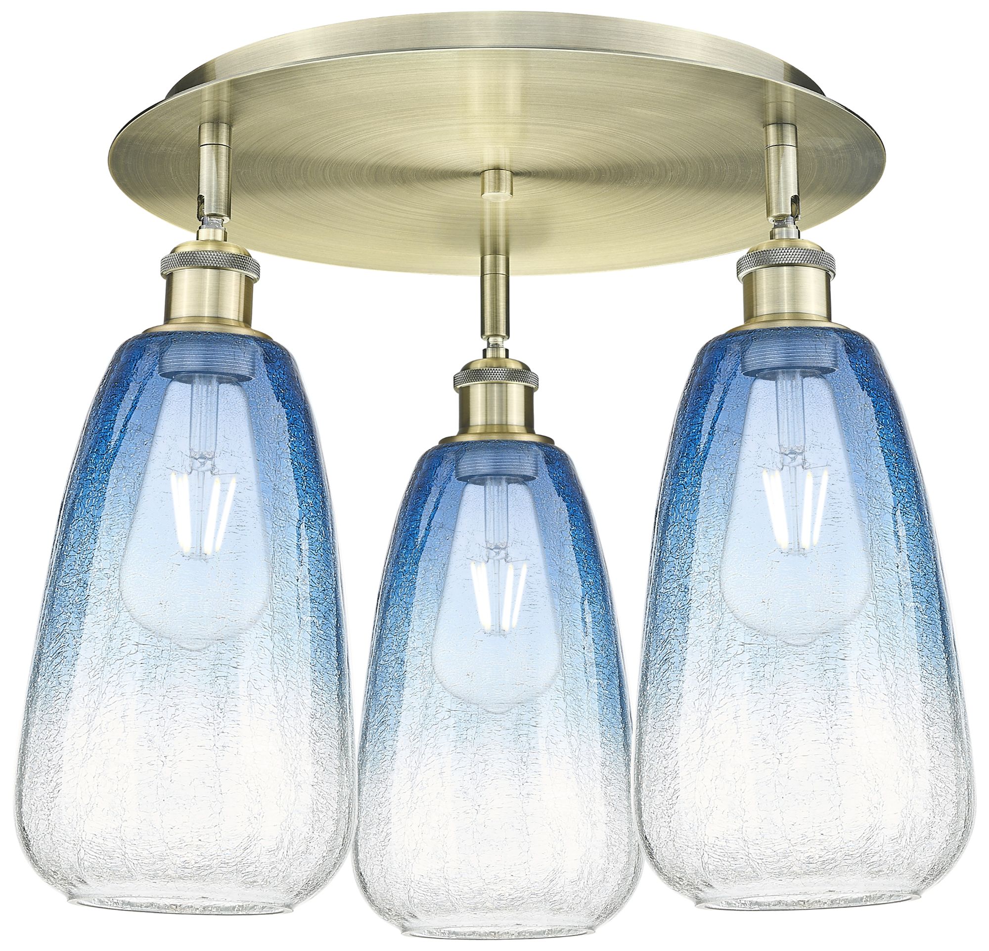 Innovations Lighting Brookhaven Almond Brass - Antique Brass Collection