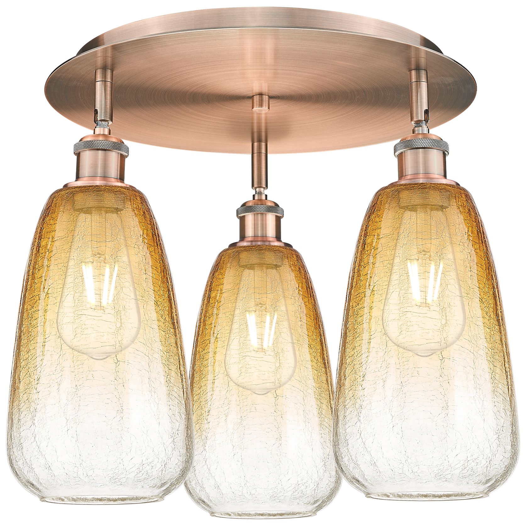 Innovations Lighting Brookhaven Almond Copper Collection