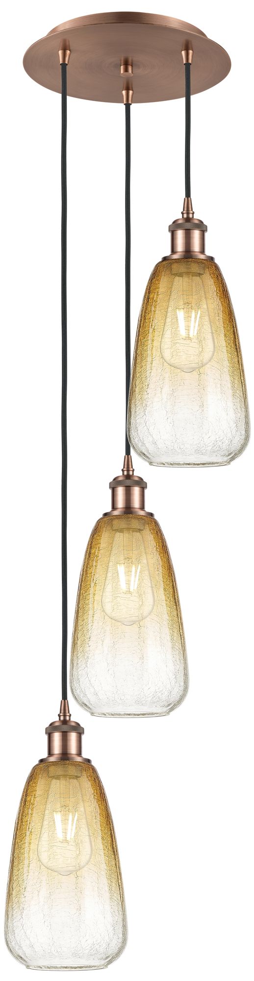 Innovations Lighting Brookhaven Almond Copper Collection