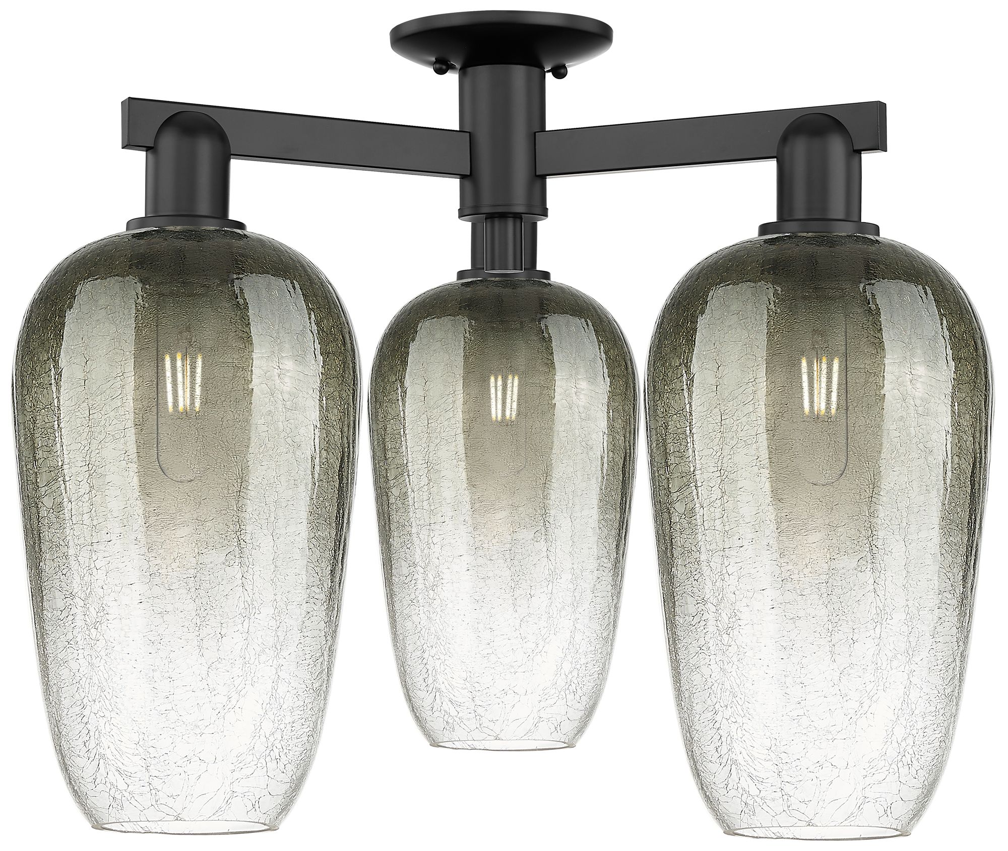 Innovations Lighting Brookhaven Flute Black Collection