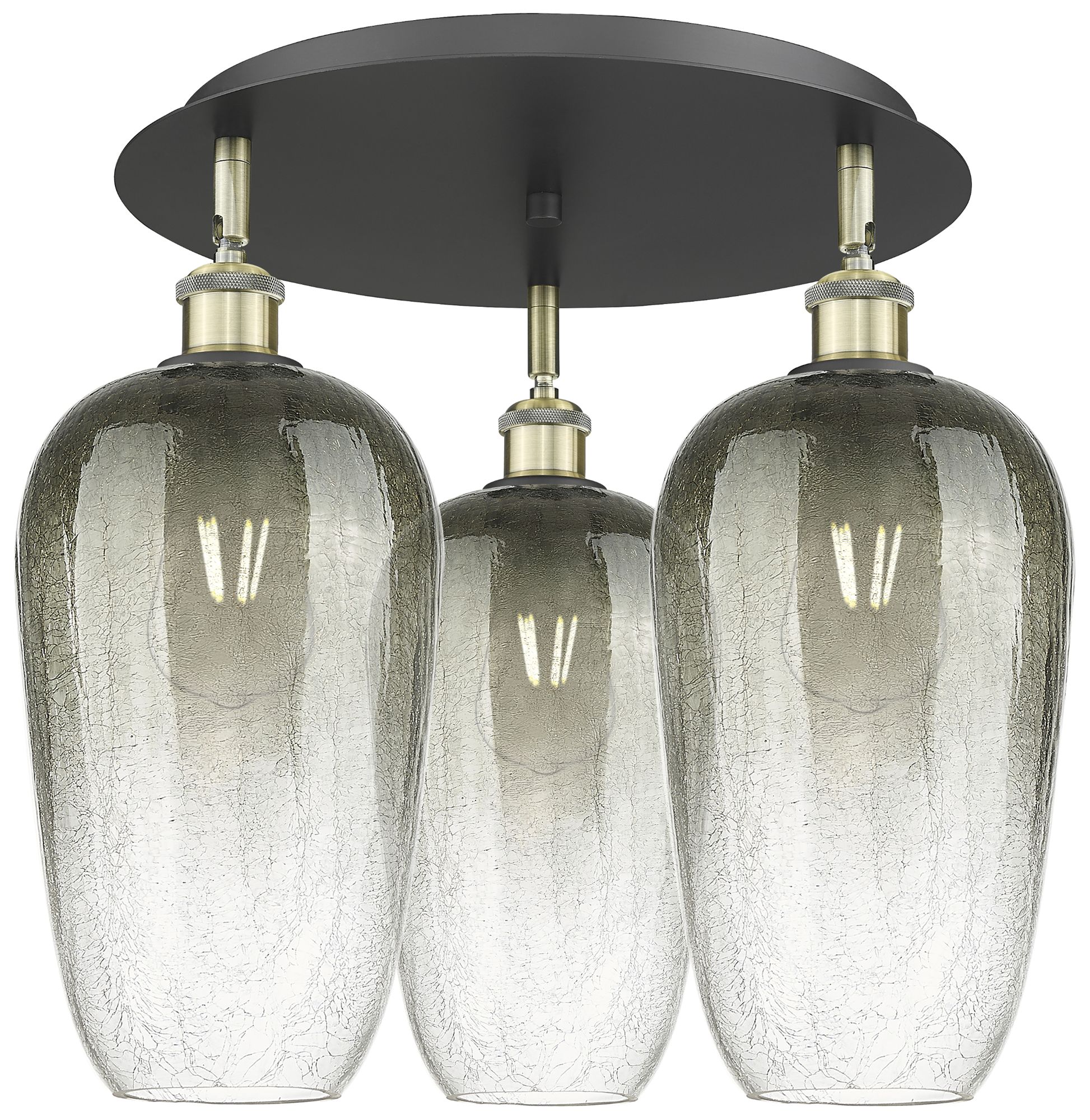 Innovations Lighting Brookhaven Flute Black Collection