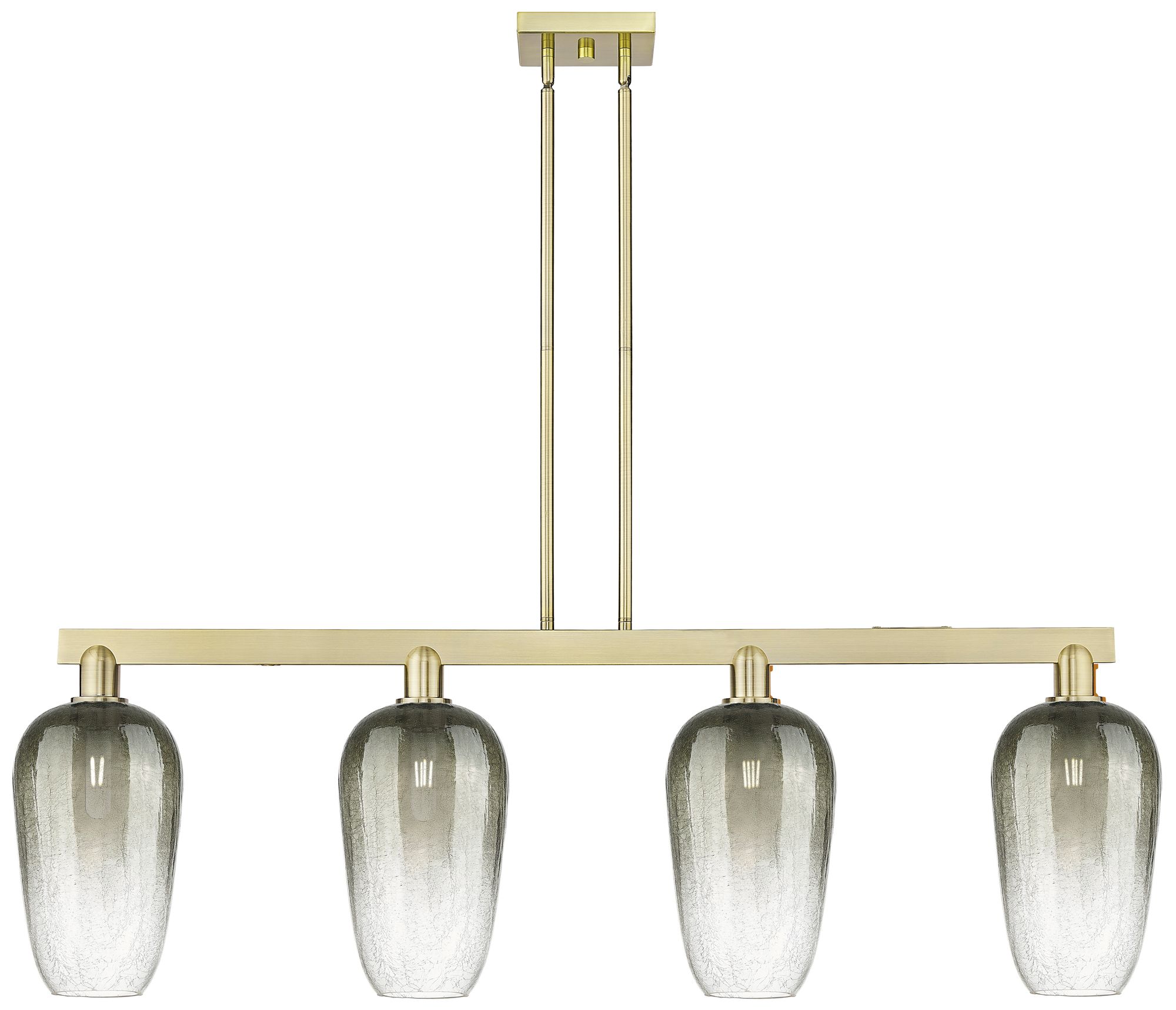 Innovations Lighting Brookhaven Flute Brass - Antique Brass Collection