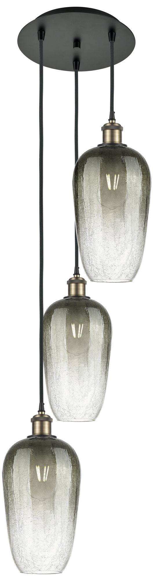 Innovations Lighting Brookhaven Flute Brass - Antique Brass Collection