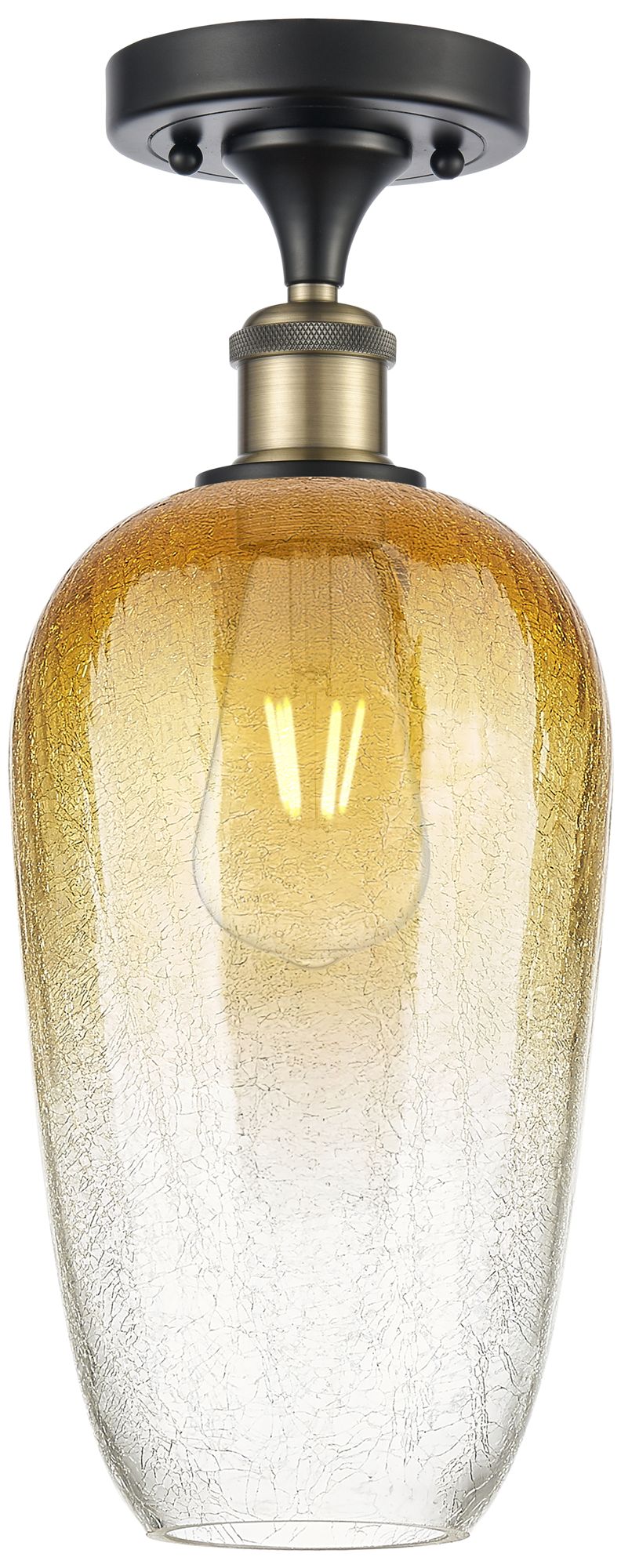 Innovations Lighting Brookhaven Flute Brass - Antique Brass Collection