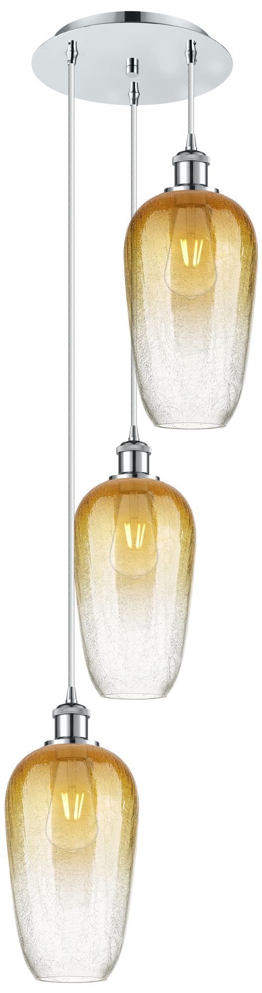 Innovations Lighting Brookhaven Flute Chrome Collection