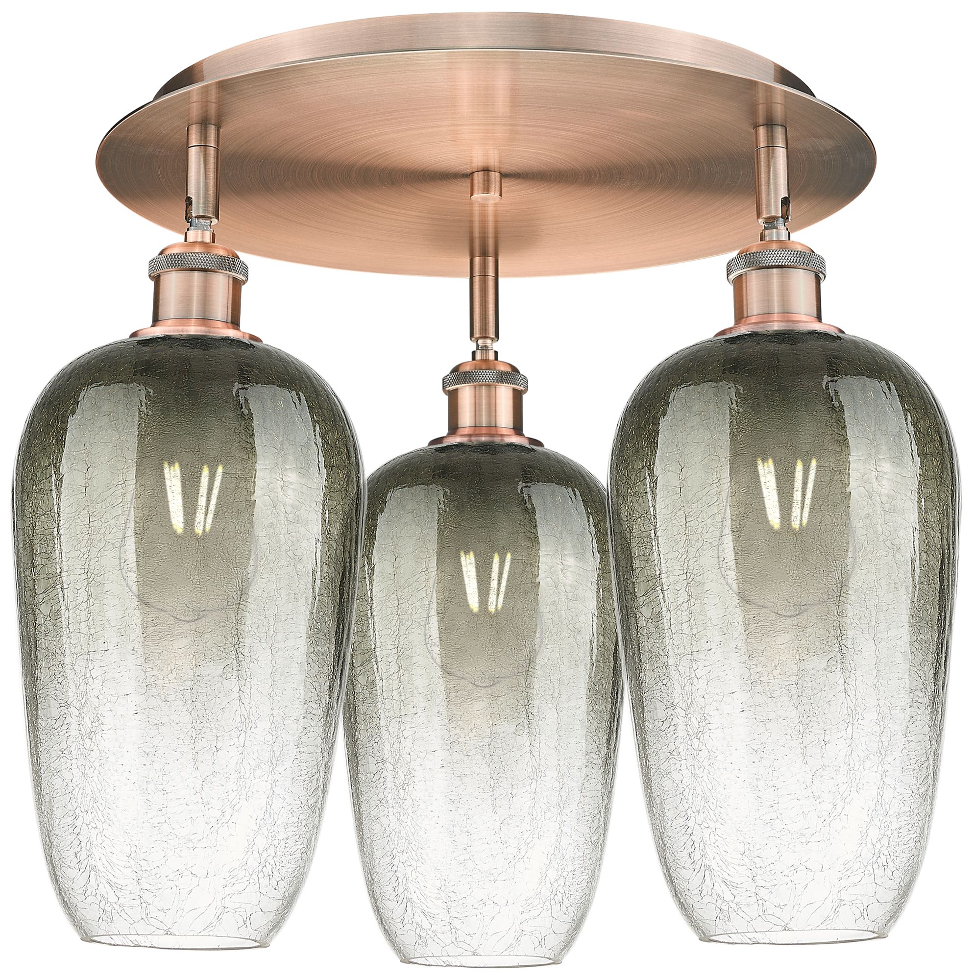 Innovations Lighting Brookhaven Flute Copper Collection