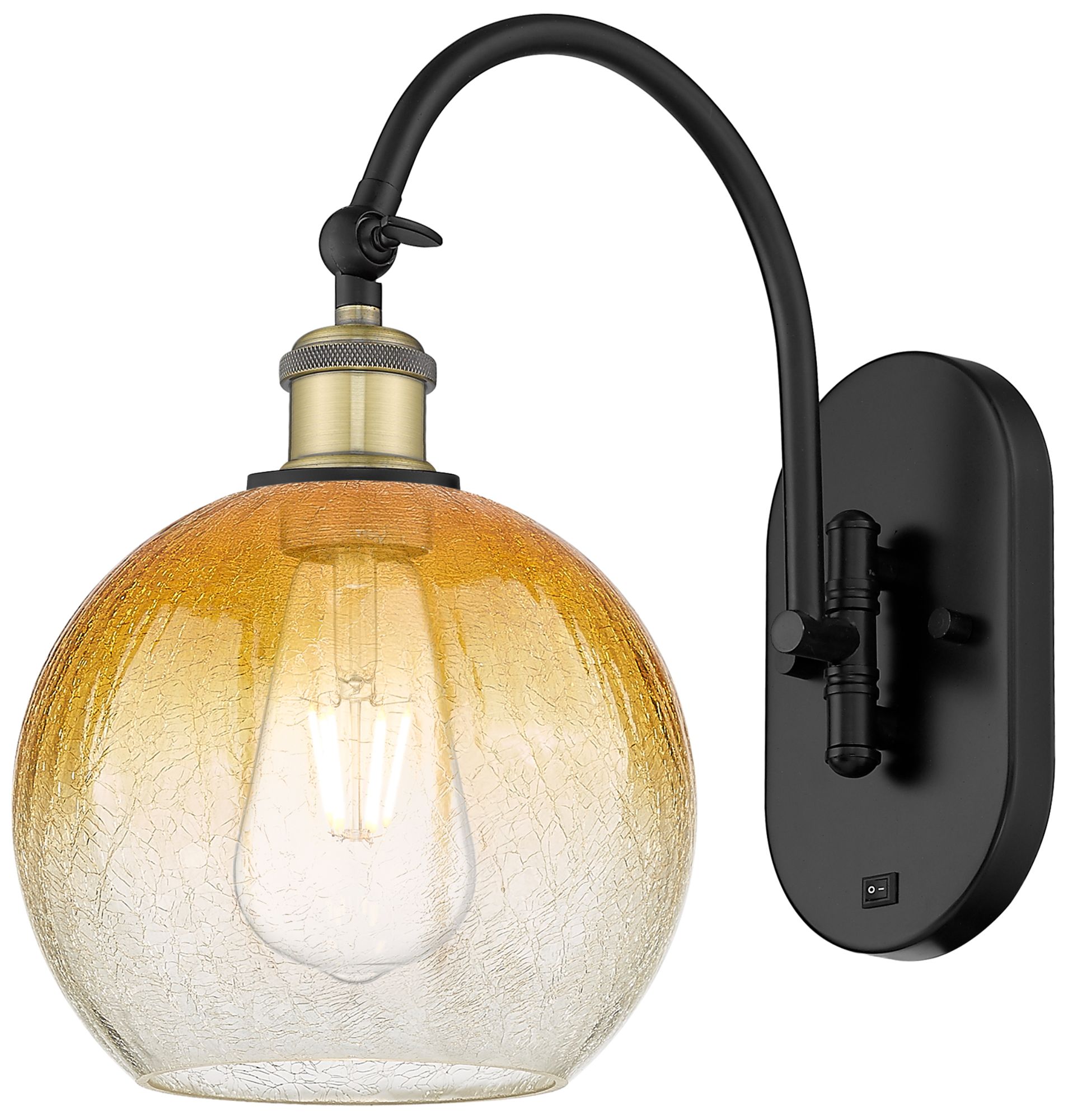 Innovations Lighting Brookhaven Globe Black Collection