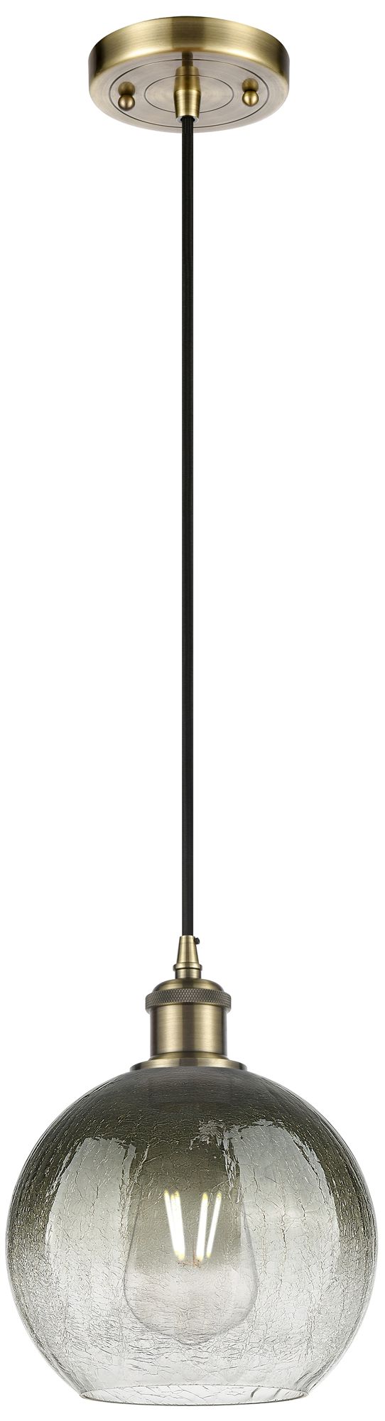 Innovations Lighting Brookhaven Globe Brass - Antique Brass Collection