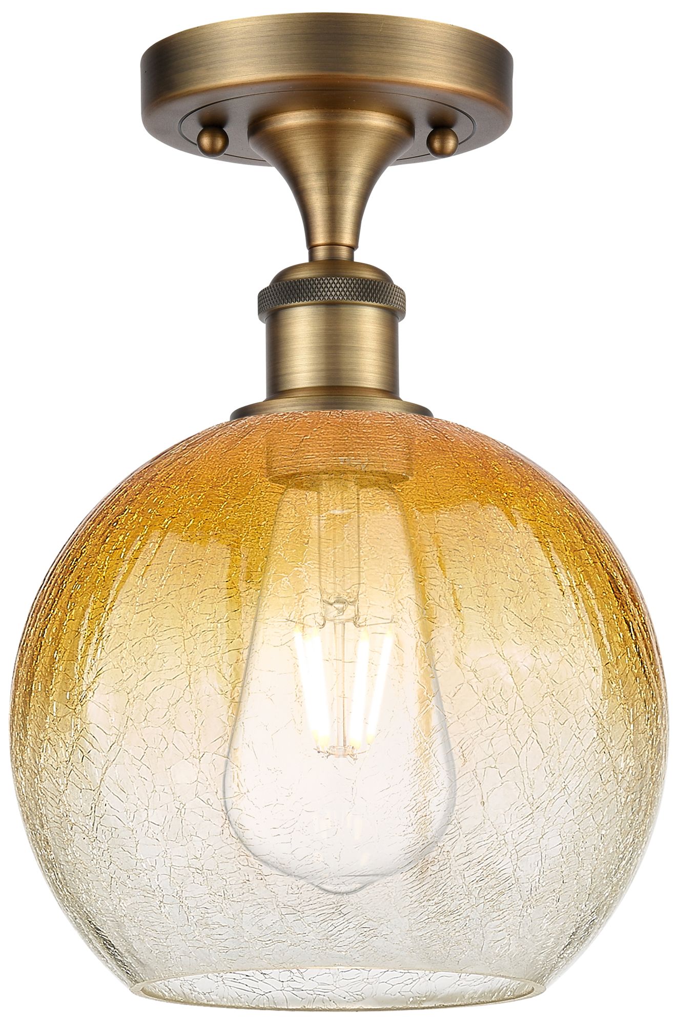 Innovations Lighting Brookhaven Globe Brass - Antique Brass Collection