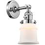 1_Innovations Lighting Canton 11" High Chrome and Matte White Sconce