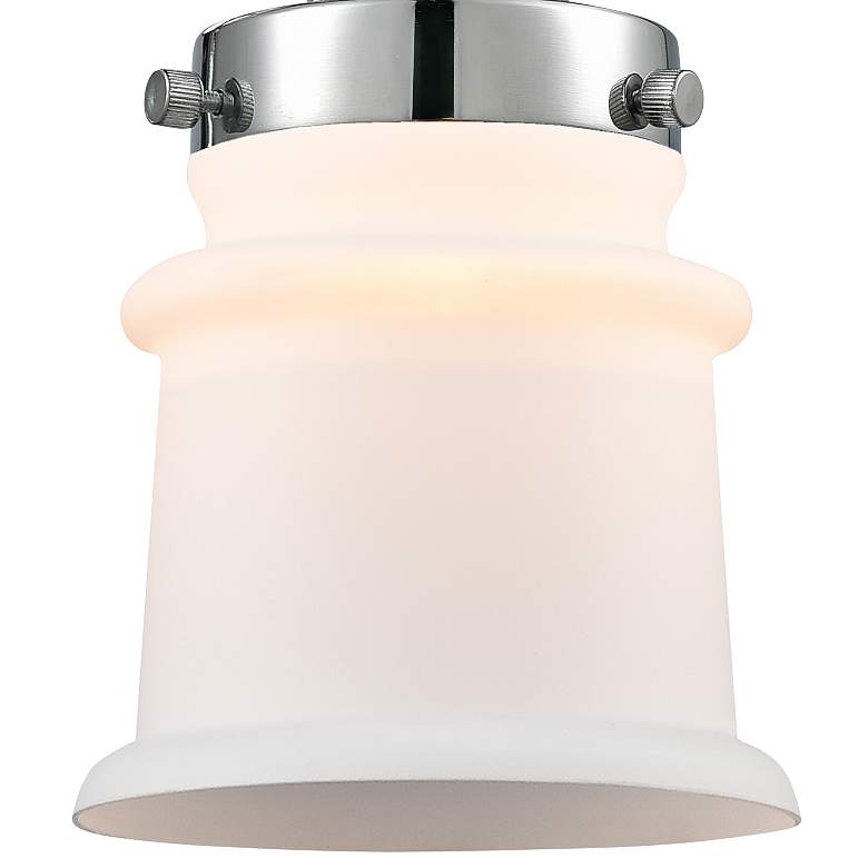 Image 2 Innovations Lighting Canton 11" High Chrome and Matte White Sconce more views