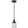 Innovations Lighting Canton 5 1/4" Bronze and Seedy Glass Mini Pendant