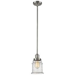 Innovations Lighting Canton 6 1/2" Brushed Nickel Mini Pendant