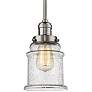 4_Innovations Lighting Canton 6 1/2" Brushed Nickel Mini Pendant more views