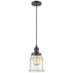 Innovations Lighting Canton 6 1/2&quot; Wide Oil-Rubbed Bronze Mini Pendant