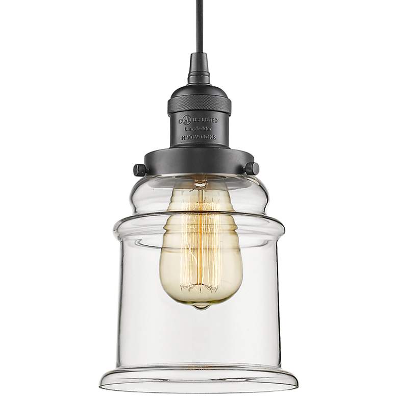 Image 4 Innovations Lighting Canton 6 1/2" Wide Oil-Rubbed Bronze Mini Pendant more views