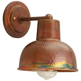 Image1 of Innovations Lighting Charita 9" High Burnt Copper LED Wall Sconce