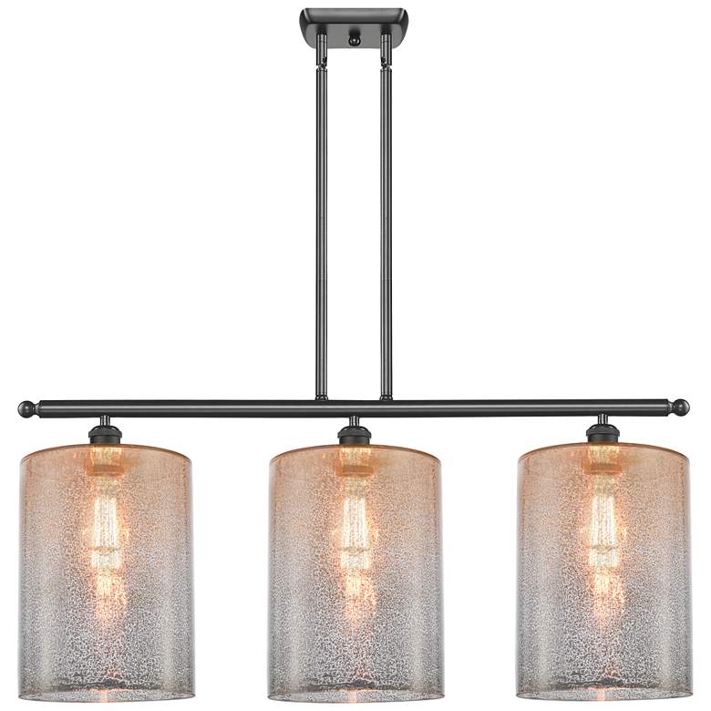 Image 1 Innovations Lighting Cobbleskill 36" Bronze Mercury Glass Chandelier